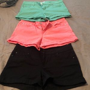 Shorts. Selling all together.